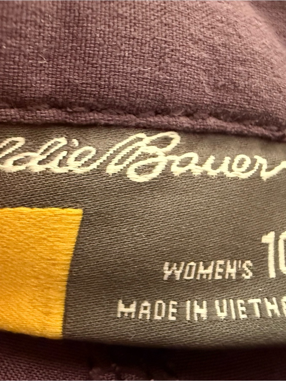 Two Eddie Bauer Women's Skorts in Plum and Gray - Size 10 - Picture 6 of 10
